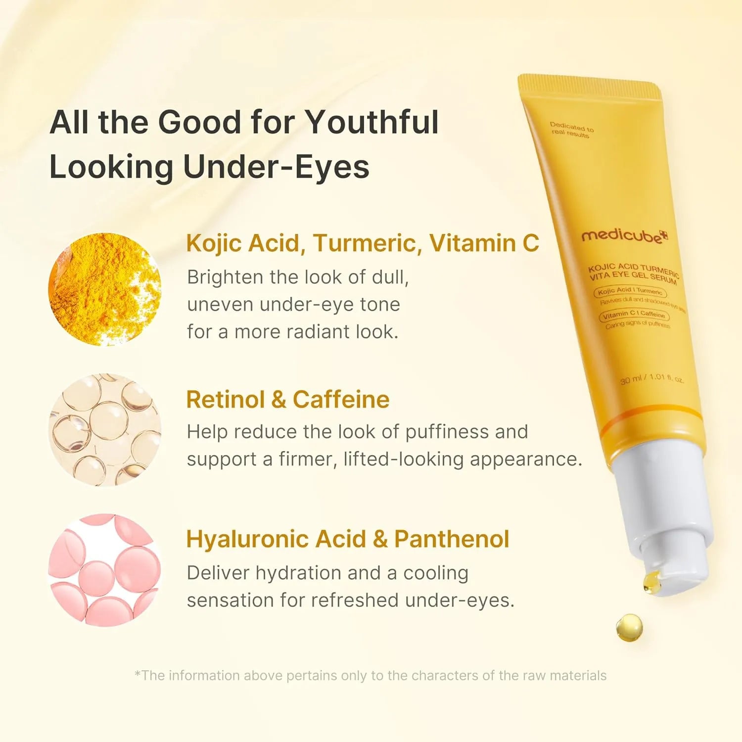 [MEDICUBE] Kojic Acid Turmeric Vita Eye Gel Serum 30ml