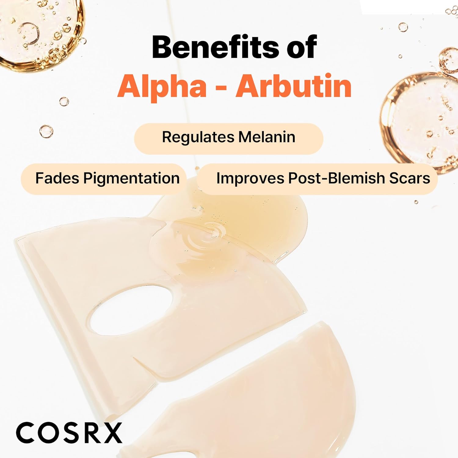 [COSRX] The Alpha-Arbutin Discoloration Care Hydrogel Mask (3ea)