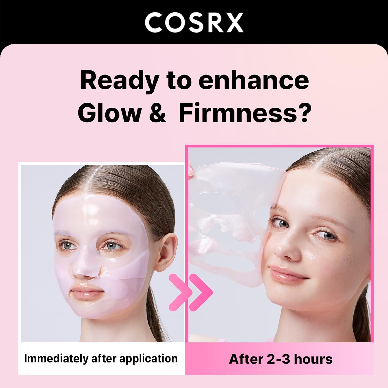 [COSRX] The Peptide Collagen Lifting Glow Hydrogel Mask (3ea)