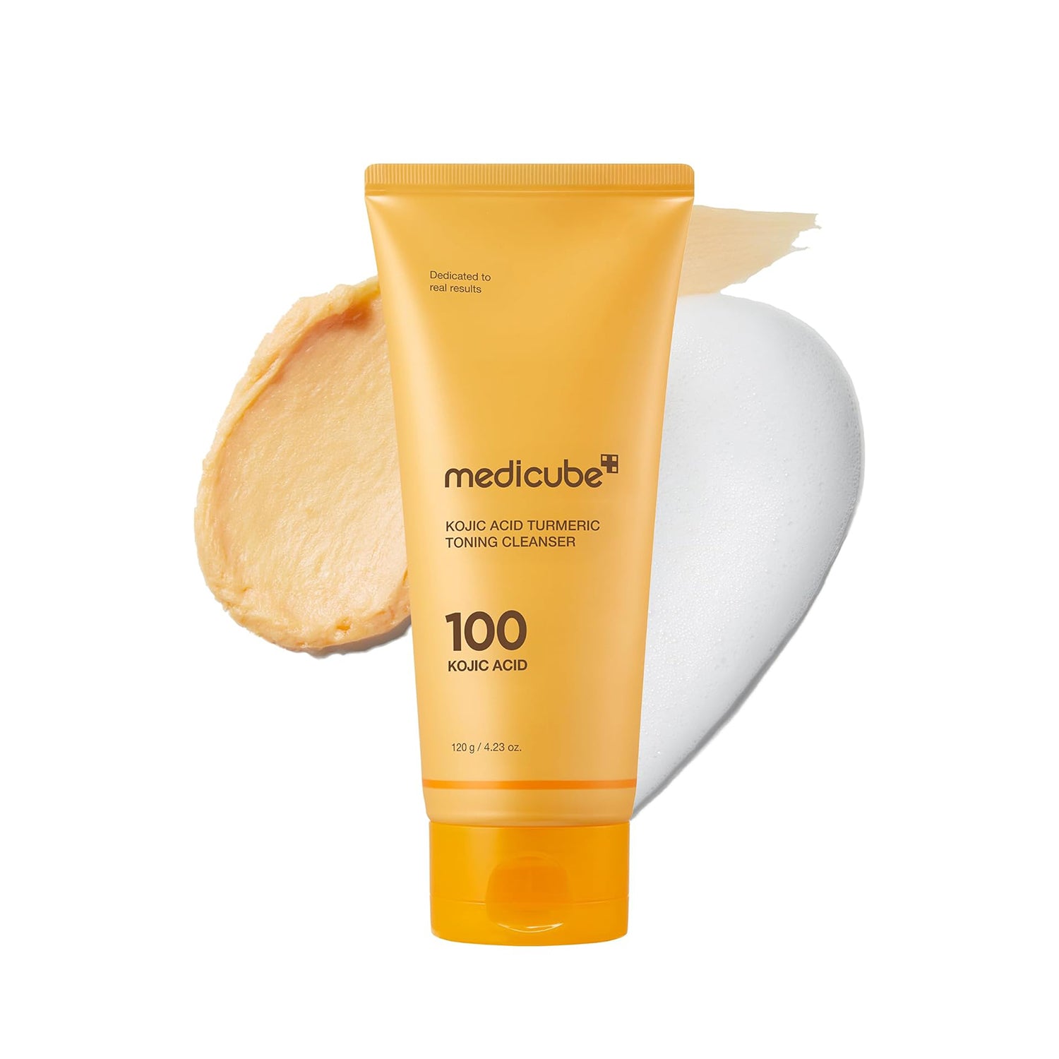 [MEDICUBE] Kojic Acid Turmeric Toning Cleanser 120g