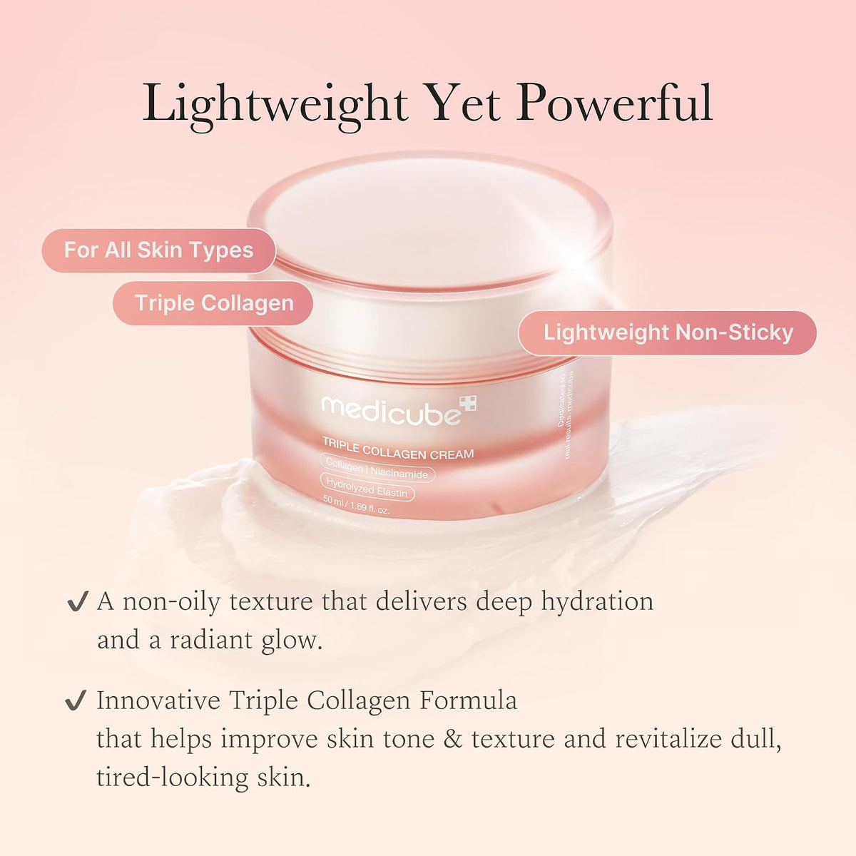 MOIDA SET Collagen Firming Spa Set (Quadthera Minitune (Pink) + Collagen Serum+ Collagen Cream)  *Special Price*
