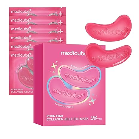 [MEDICUBE] PDRN Pink Collagen Jelly Eye Mask (6 pouch/28 pouch)