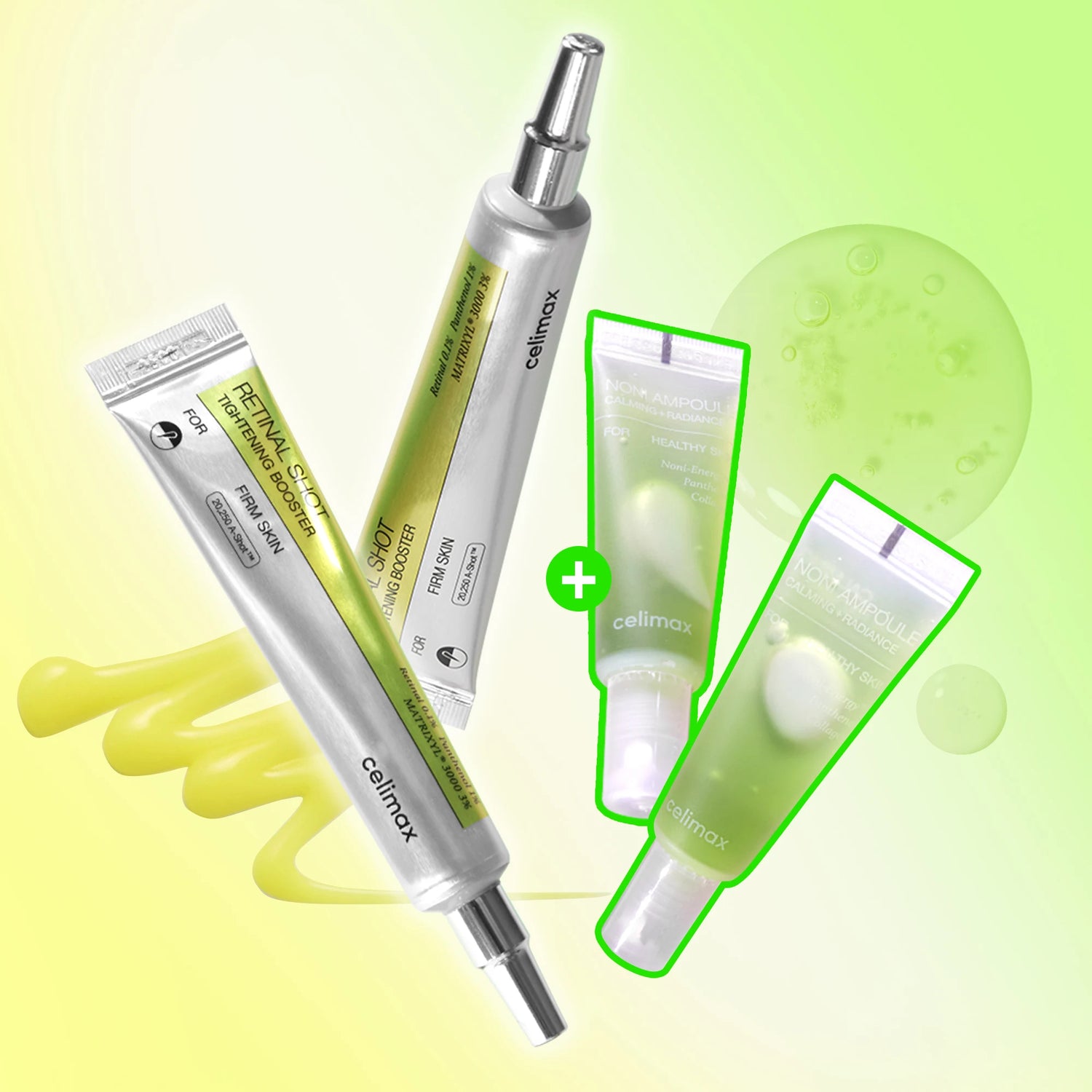 *EXCLUSIVE SET* [celimax] Retinal Booster Double Set (Free Gift : Noni Ampoule 10ml * 2ea)