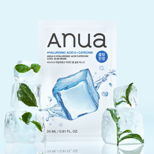 [Anua] 8 Hyaluronic Acid Catechin Cool Slim Mask 23ml (1ea)