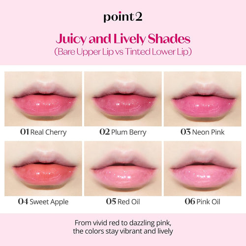 *CLEARANCE*[ETUDE] Dear Darling Oil Tint #03 Neon Pink