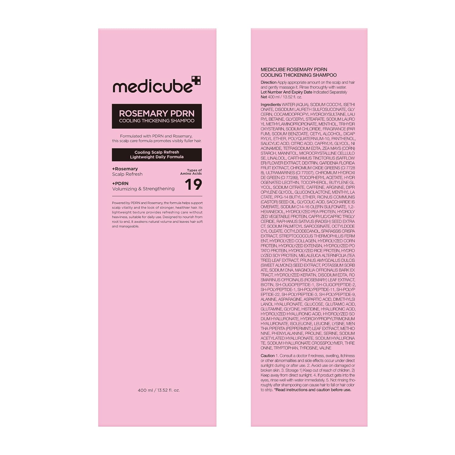 [Medicube] Rosemary PDRN Cooling Thickening Shampoo 400ml
