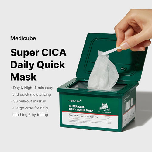 [Medicube] Super Cica Daily Quick Mask (30ea)