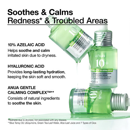 [Anua] Azelaic Acid 10 Hyaluron Redness Soothing Serum 30ml