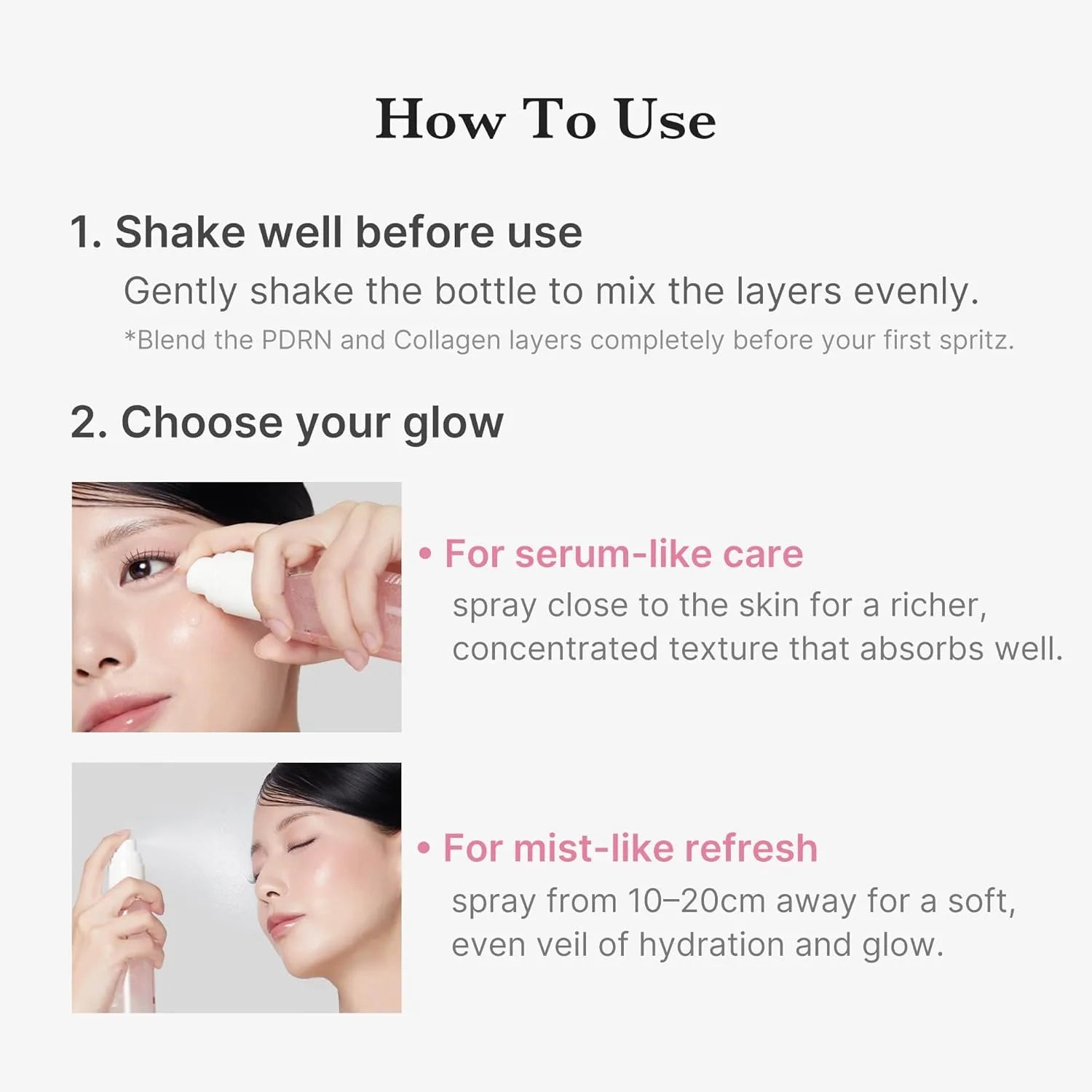 [MEDICUBE] PDRN Pink Collagen Glow Jelly Mist Serum 100ml