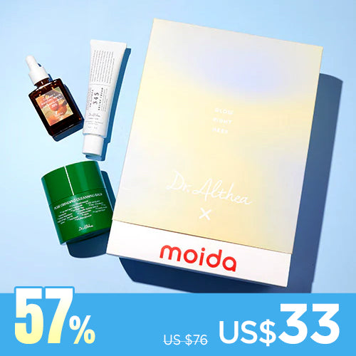 *Special Price* MOIDA BOX [Dr. Althea] Beginner Routine Box for Oily Skin (345 Cream + Serum + Cleansing Balm)