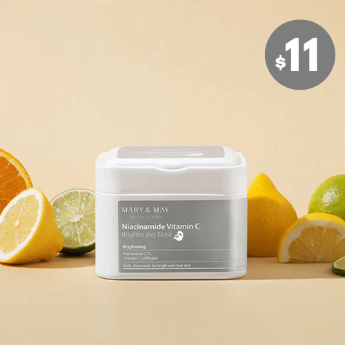 [Mary&May] Niacinamide Vitamin C Brightening Mask (30ea)