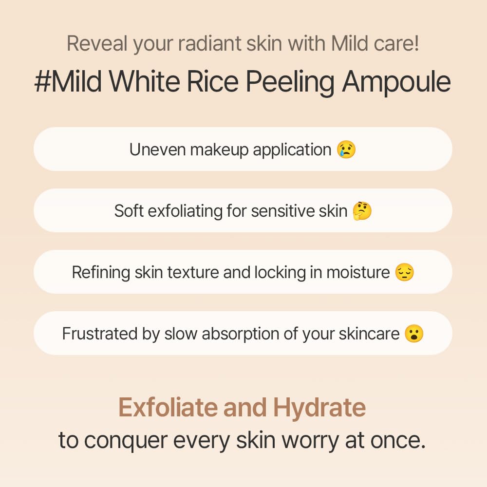 [MIXSOON] White Rice Peeling Ampoule 100ml