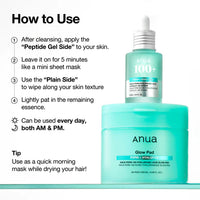 [Anua] PDRN 100 Hyaluronic Acid Glow Pad (60ea)