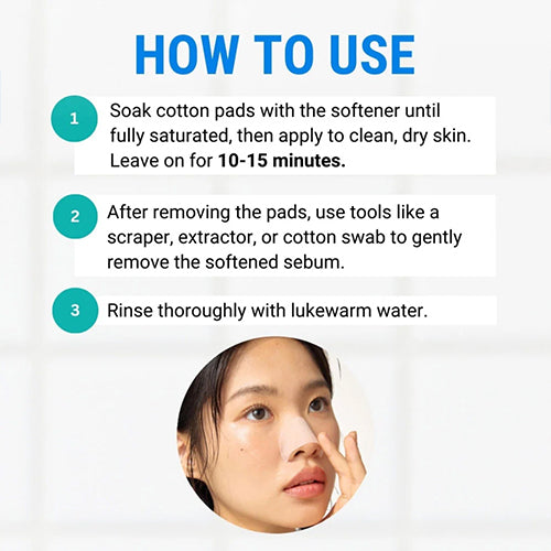[Jumiso] Blackhead Melting Softner 150ml + Cotton Pad(40pads) + Cotton Swab (10ea)