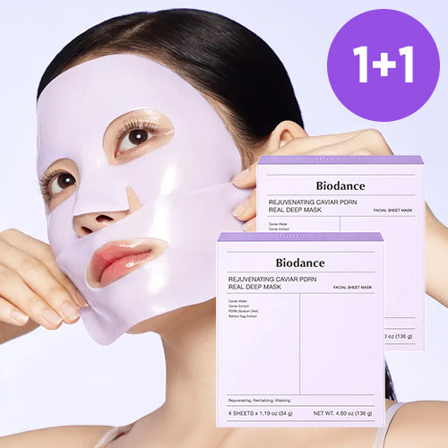*Special Price* 1+1 [Biodance] Rejuvenating Caviar PDRN Real Deep Mask (4ea*2)