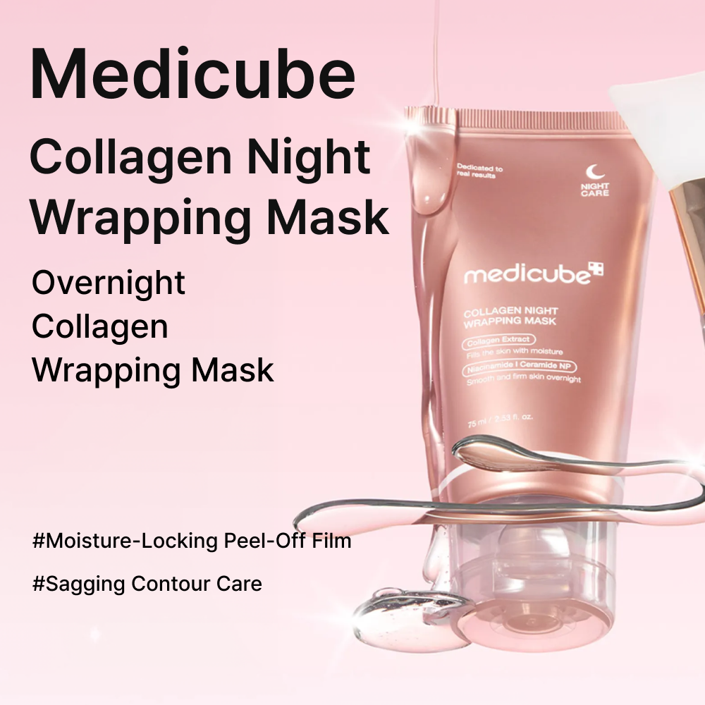 MOIDA SET [MOIDA] Pink Collagen PDRN Anti-Aging Care Set for Sagging & Dull Skin (AGE-R Device + Cleansing Foam + Booster Shot + Serum + Night Mask) *Special Price*