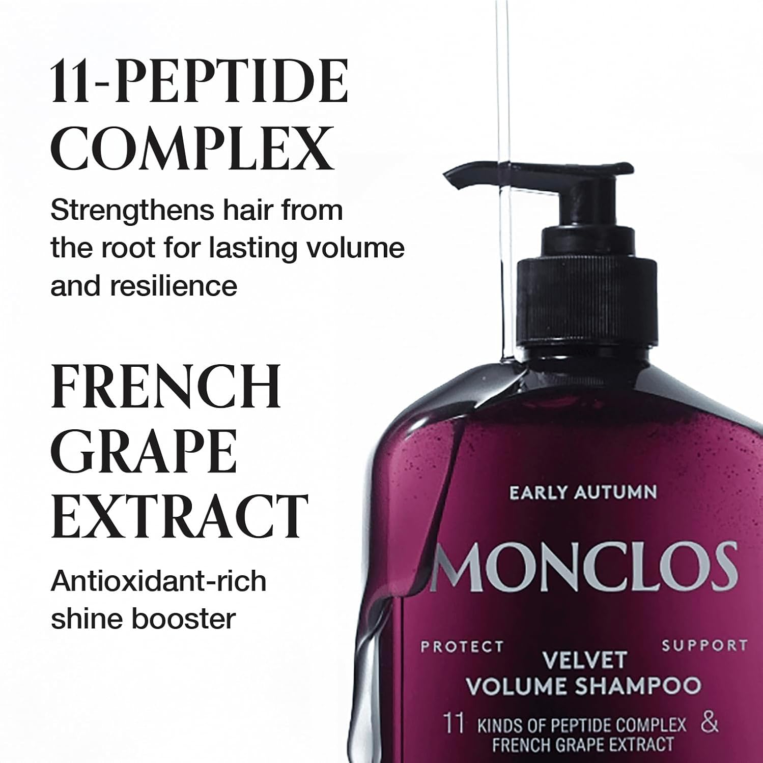 [MONCLOS] Velvet Volume Shampoo 300ml