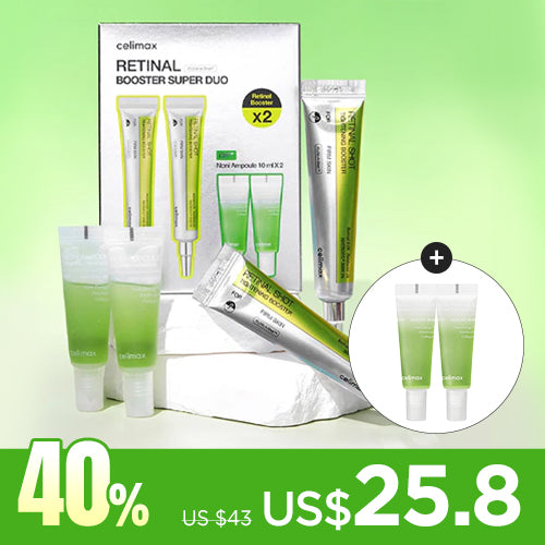 *Special Price* Exclusive Set [celimax] Retinal Booster Double Set (Free Gift : Noni Ampoule 10ml * 2ea)