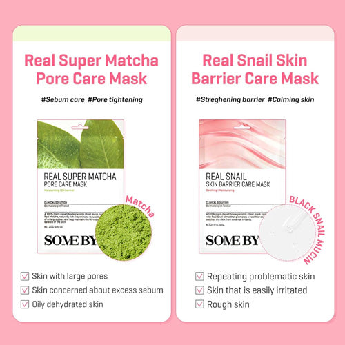 [SOMEBYMI] Real Care Sheet Mask (10 types)