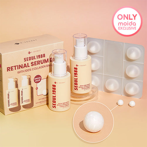 *Special Price* Exclusive Set [KSECRET] Retinal Black Ginseng Serum Double Set (Free Gift : Boosting Ball)