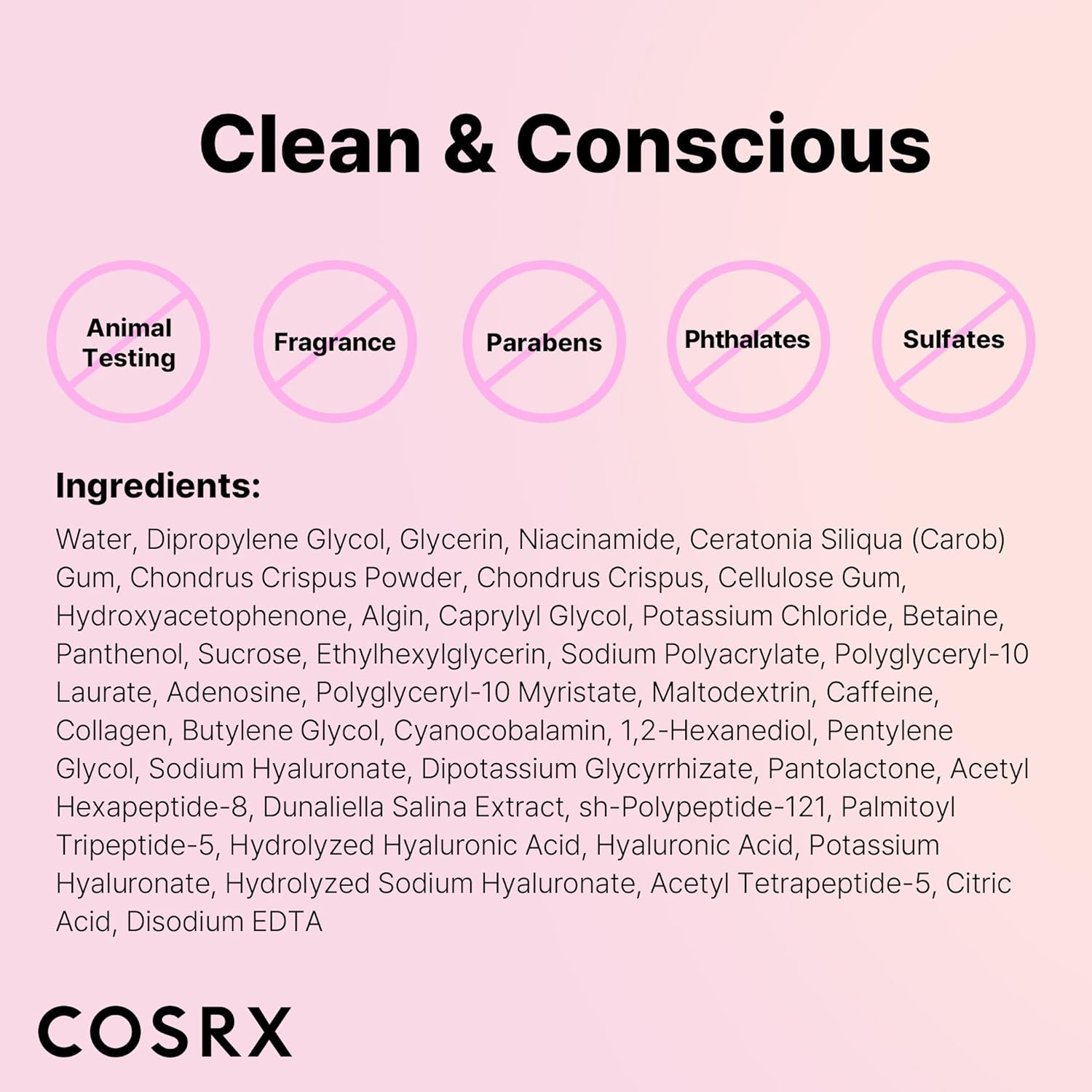 [COSRX] The Peptide Collagen Lifting Glow Hydrogel Mask (3ea)