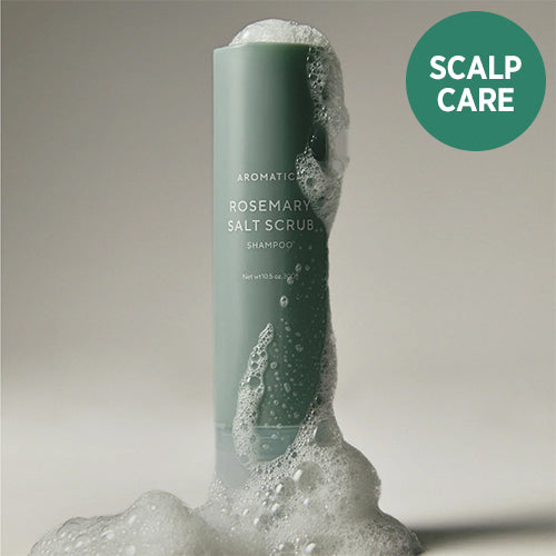 [aromatica] Rosemary Salt Scrub Shampoo 300ml