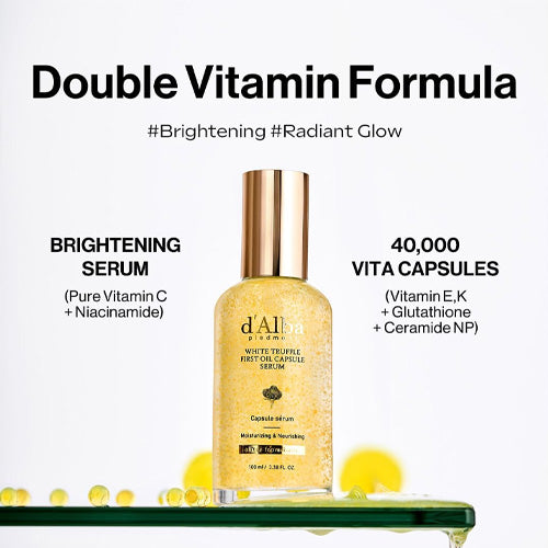 [d'Alba] White Truffle First Oil Capsule Serum 100ml