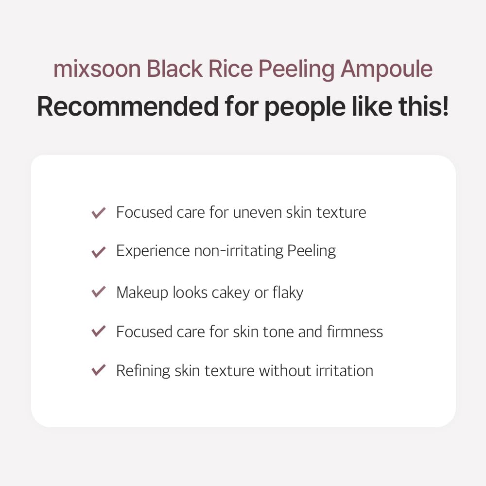 [MIXSOON] Black Rice Peeling Ampoule 100ml