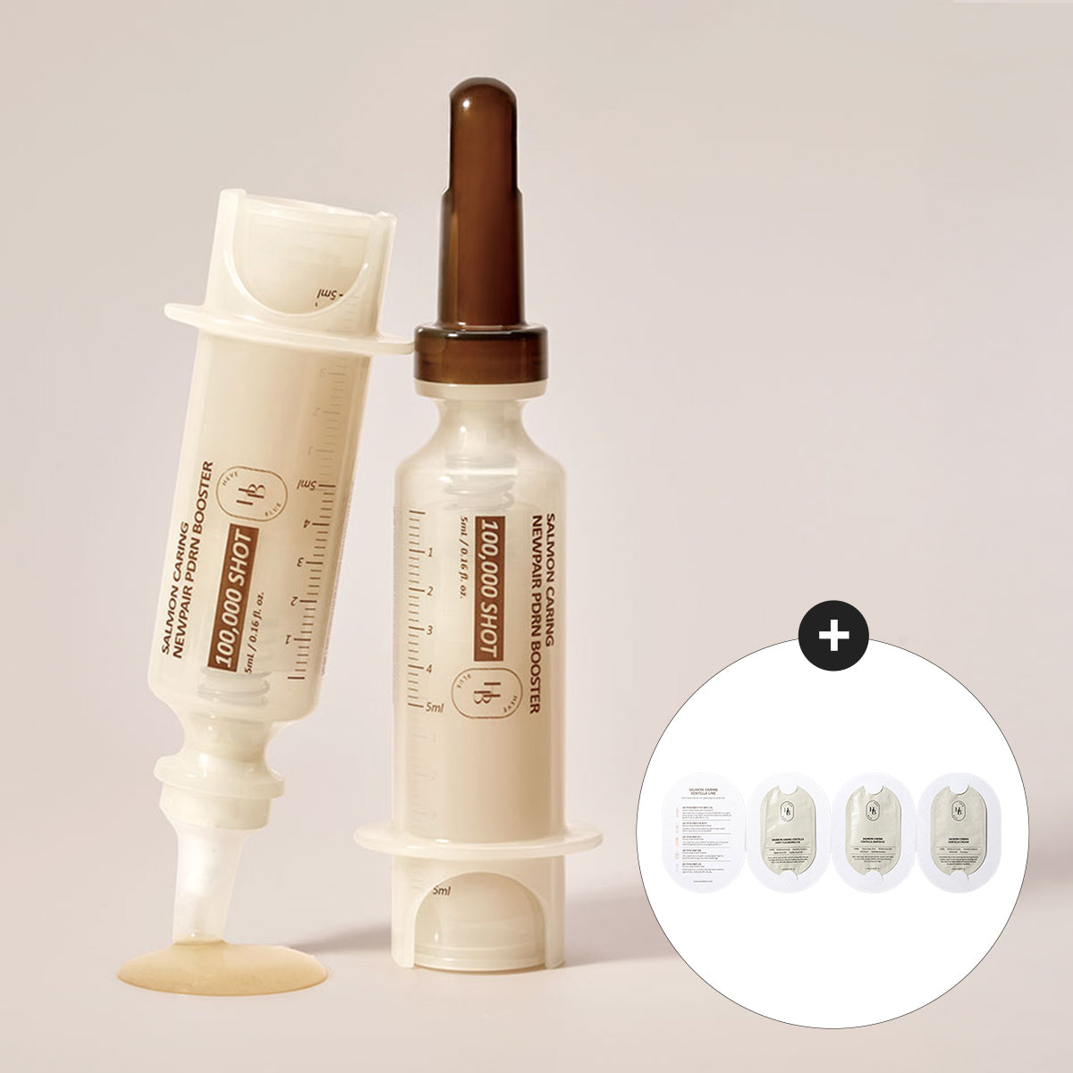 [HEVEBLUE] Salmon Caring Centella New Pair PDRN Booster 100,000 Shot Essence (1ea)