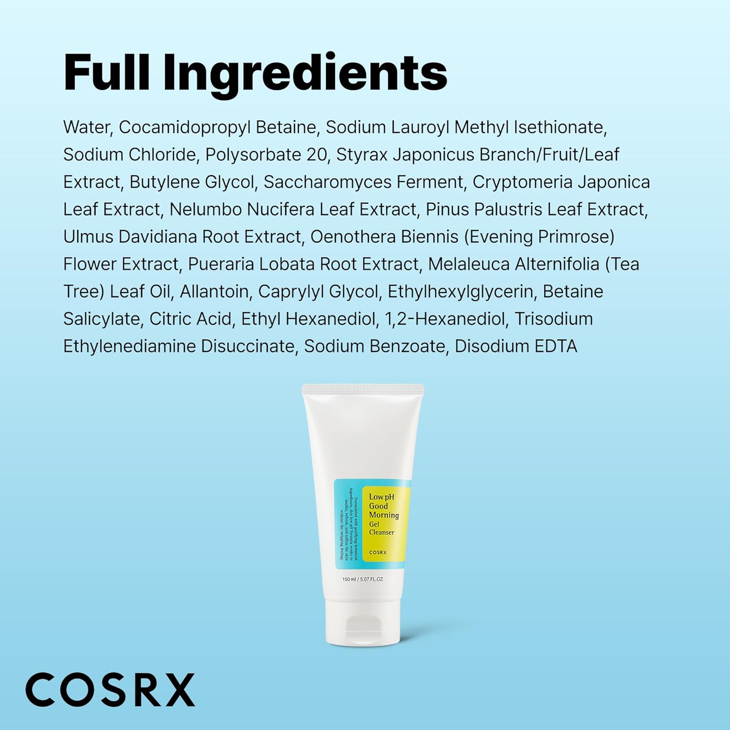 [COSRX] *mini* Low Ph Good Morning Gel Cleanser 50ml