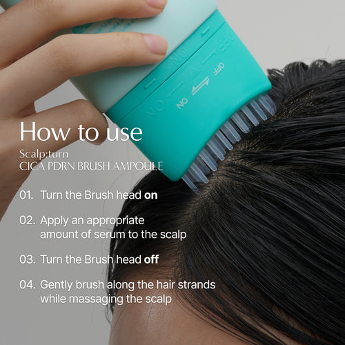 [Lilyeve] Scalp:Turn Cica PDRN Brush Ampoule 30ml