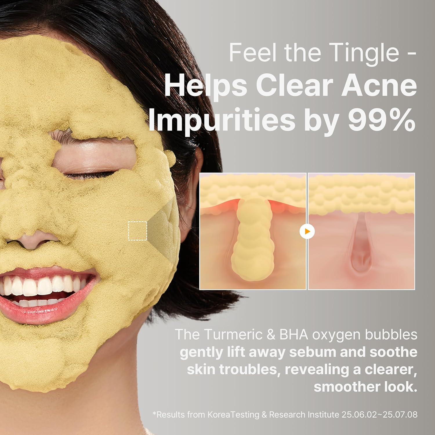 [P.CALM] Turmeric Bubble Deep Mask 90ml