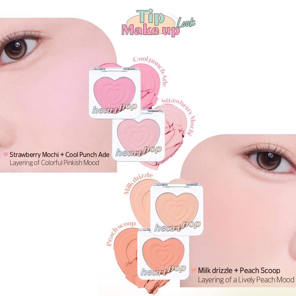 [ETUDE] Heart Pop Blusher (3 colors)