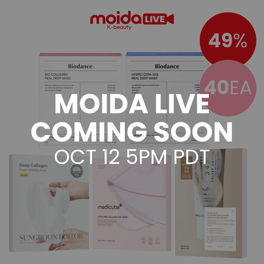 LIVE-EXCLUSIVE [MOIDA] Ultimate K-Beauty Mask Mix Bundle (5 Items Included)