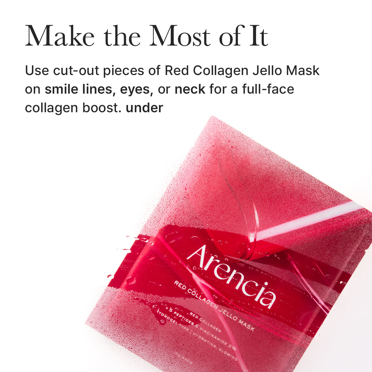 [ARENCIA] Red Collagen Jello Mask 25g (4ea)