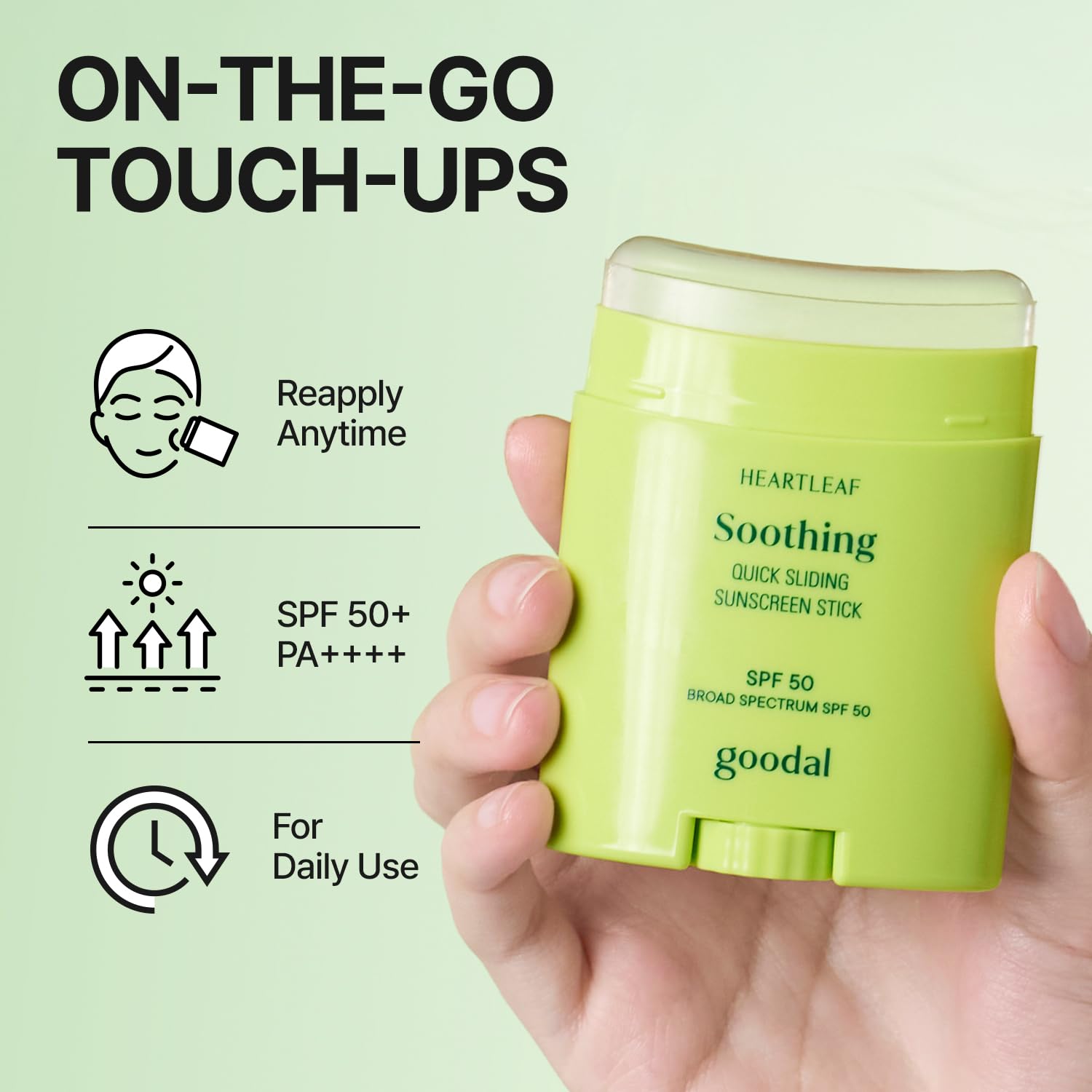 [Goodal] Heartleaf Soothing Quick Sliding Sunscreen Stick 50ml