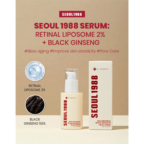 MOIDA SET [KSECRET] SEOUL 1988 Anti-Aging Care Duo (Eye Cream & Serum) *Special Price*