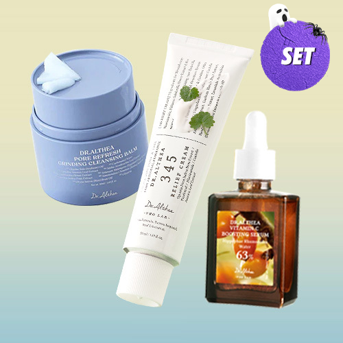 *SPECIAL PRICE*[Dr.Althea] Best of Best Set (345 Relief Cream 50ml + Vitamin C Boosting Serum 30ml + Pore Grinding Cleansing Balm 50ml)