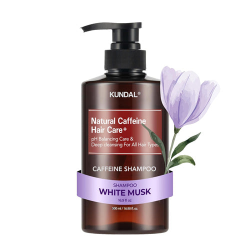 [KUNDAL] Caffeine Shampoo 500ml (2 types)