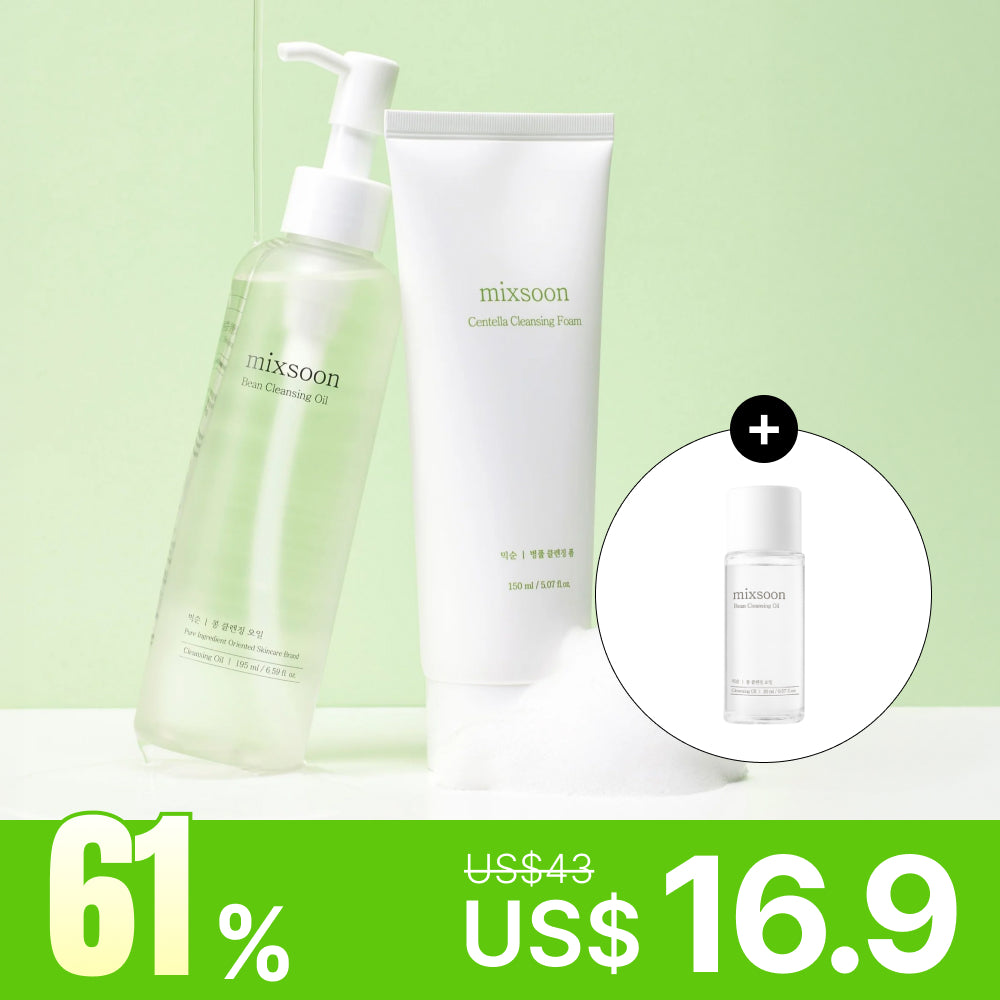 *SPECIAL PRICE* MOIDA SET [MIXSOON] Double Cleansing Duo (Oil & Foam)