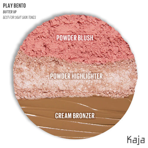 [Kaja] Play Bento - blush, highlighter, and bronzer trios (5 types)