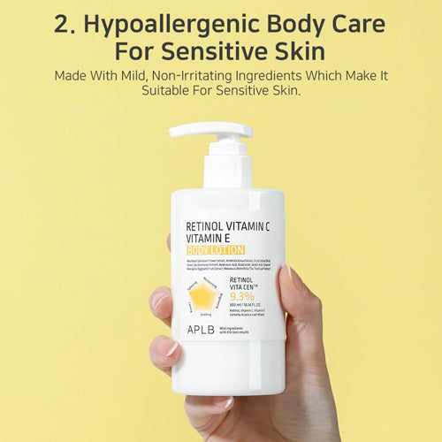 [APLB] Retinol Vitamin C Vitamin E Body Lotion 300ml