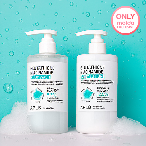 MOIDA SET [APLB] Glutathione Niacinamide Body Wash & Lotion Set *Special Price*