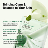 [Anua] Heartleaf 70 Soothing Collagen Mask (4ea)
