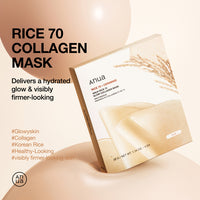 [Anua] Rice 70 Glow Collagen Mask (4ea)