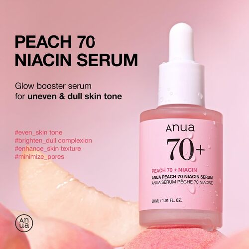 [Anua] *renew* Peach 70% Niacinamide Serum 30ml