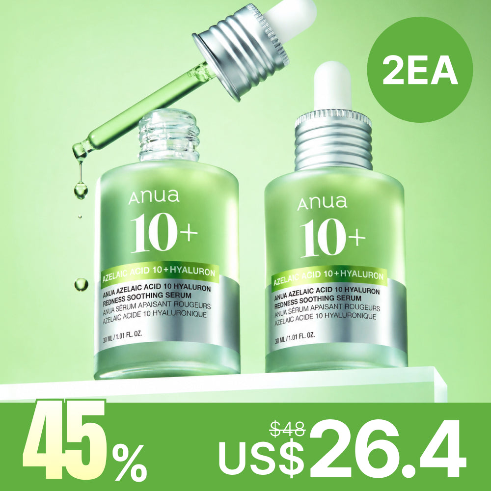 *Special Price* 2EA [Anua] Azelaic Acid 10 Hyaluron Redness Soothing Serum 30ml Double Pack (2ea)