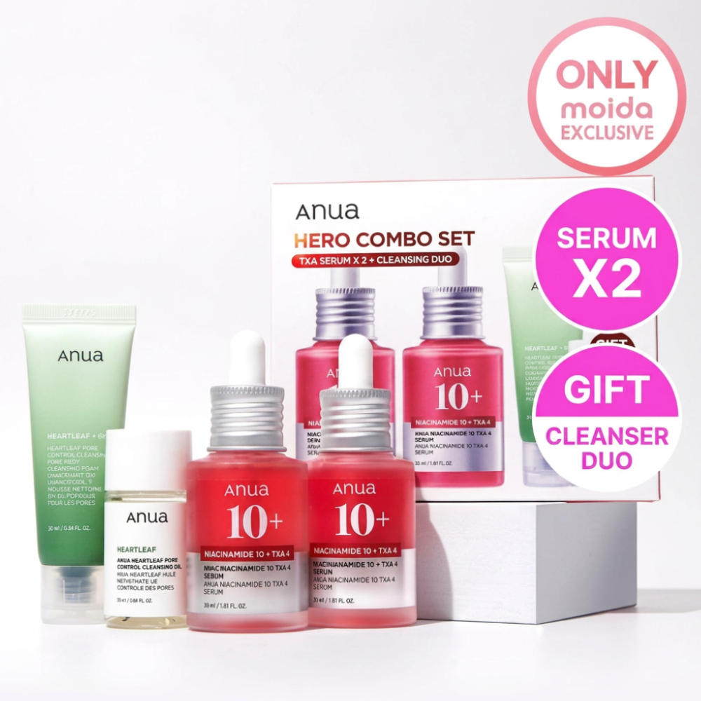 *Special Price* Exclusive Set [Anua] TXA Serum Hero Combo Set (Free Gift : Mini Cleansing Foam & Oil)