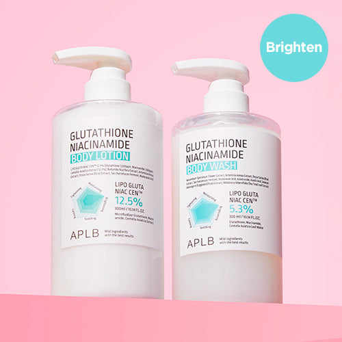 *SET* [APLB] Glutathione Niacinamide Body Wash + Body Lotion 300ml