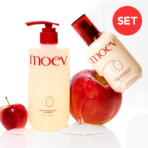 SET [moev] Annurcatin Shampoo + Hair Oil Essence